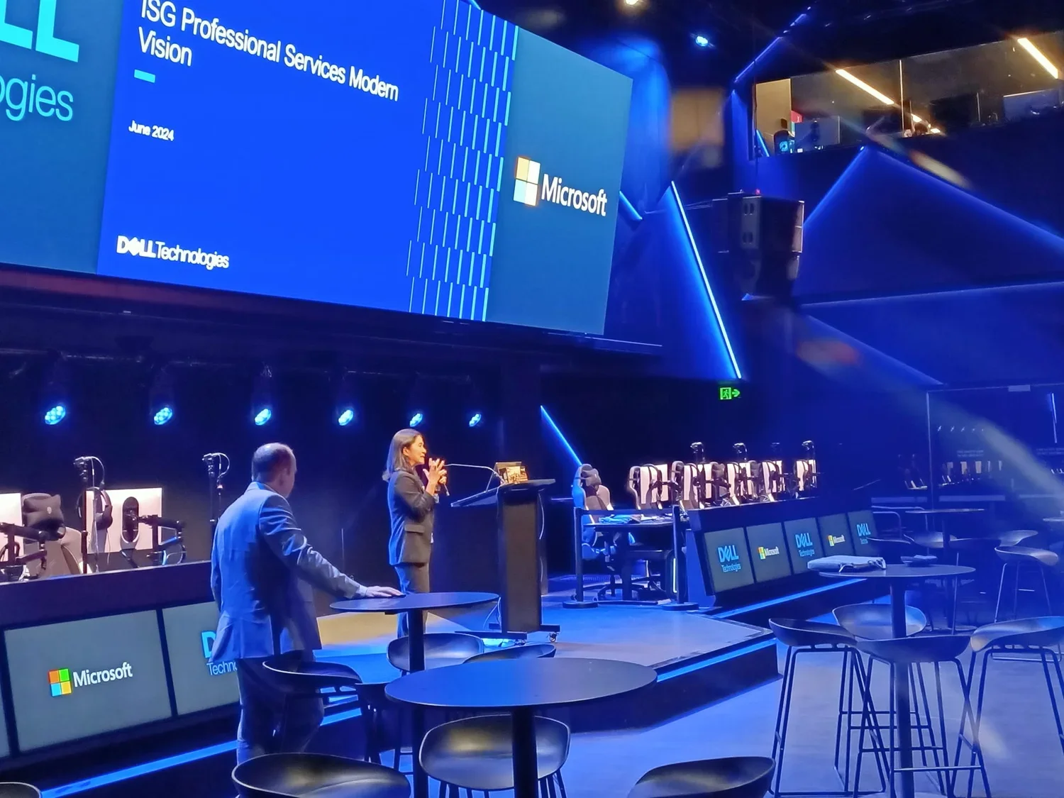 Dell and Microsoft customer-event setting in Sydney, from the 2024 archive